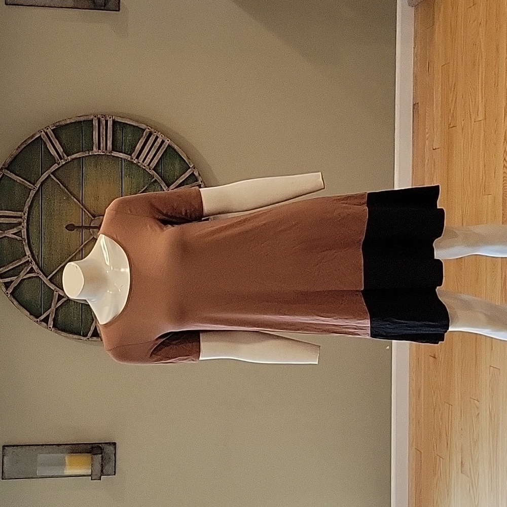 J. Jill Wearever Bordered Elliptical Dress